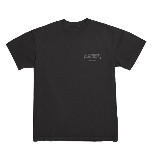 Varsity Logo T-shirt in Onyx, 3X